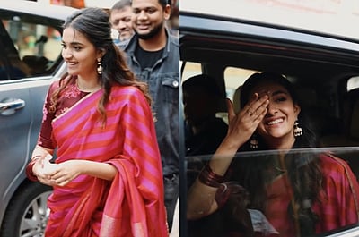 பாண்டிய நாட்டிலிருந்து உங்கள் கயல்விழி பாண்டியன்! கீர்த்தி சுரேஷ் பகிர்ந்த விடியோ! 